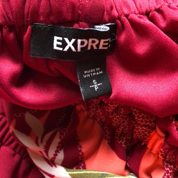 Express floral off the shoulder maxi dress S - Picture 2 of 5